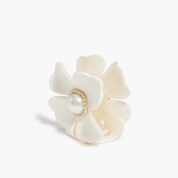 J.crew Flower pearl claw hair clip - Picture 1 of 2